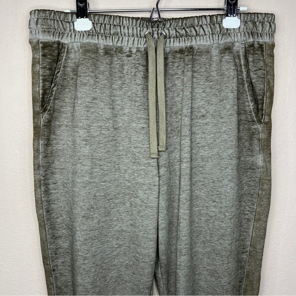 Angels Forever Young Green Distressed Look Jogger Pants Pockets Stretch Large - Picture 3 of 9